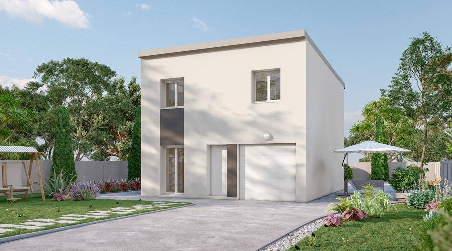Programme terrain + maison à Ogy-Montoy-Flanville en Moselle (57) de 300 m² à vendre au prix de 231000€ - 2
