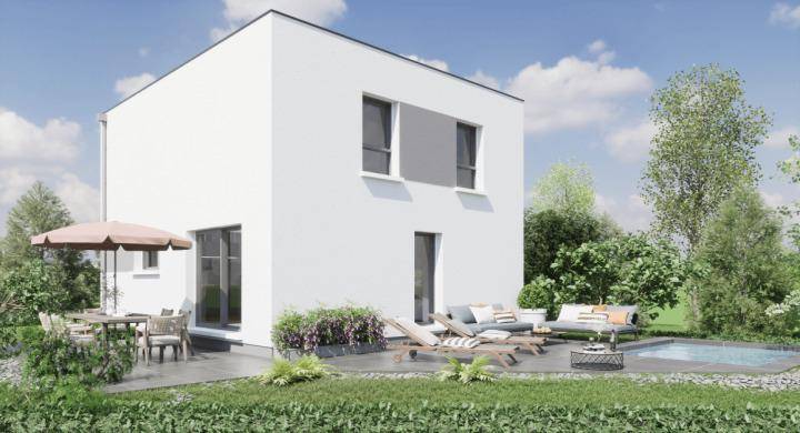 Programme terrain + maison à Brunstatt-Didenheim en Haut-Rhin (68) de 572 m² à vendre au prix de 429000€ - 1