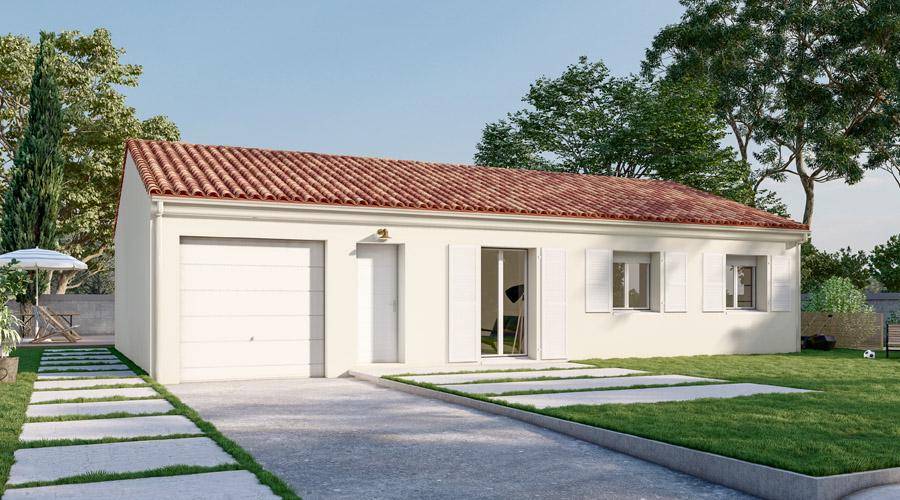 Programme terrain + maison à Meursac en Charente-Maritime (17) de 807 m² à vendre au prix de 236200€ - 2