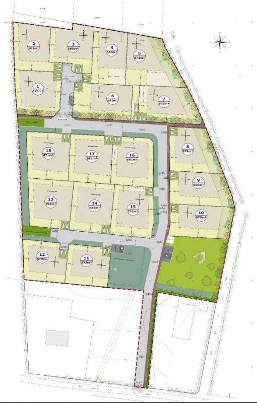 Terrain seul à Saint-Jean-des-Champs en Manche (50) de 572 m² à vendre au prix de 47000€ - 2