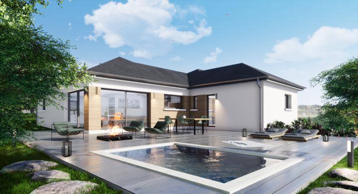 Programme terrain + maison à Brumath en Bas-Rhin (67) de 746 m² à vendre au prix de 595000€ - 2