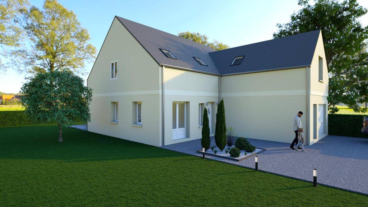 Programme terrain + maison à Bézu-la-Forêt en Eure (27) de 878 m² à vendre au prix de 380710€ - 2