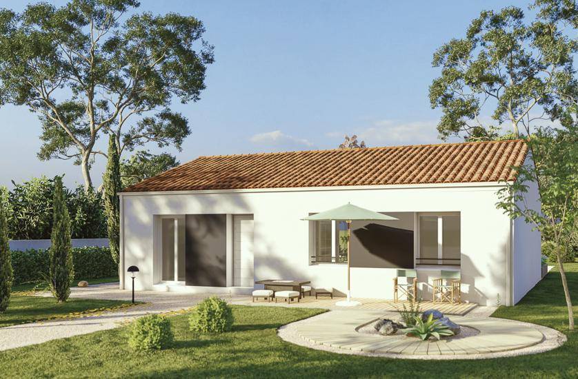 Programme terrain + maison à Échillais en Charente-Maritime (17) de 456 m² à vendre au prix de 212900€ - 1