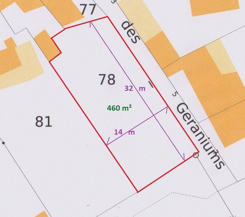 Terrain seul à Pompaire en Deux-Sèvres (79) de 460 m² à vendre au prix de 13000€ - 3