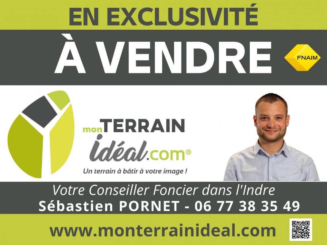 Terrain seul à Verneuil-sur-Igneraie en Indre (36) de 2031 m² à vendre au prix de 15500€ - 4