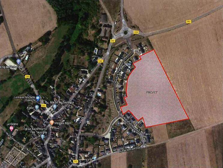 Terrain seul à Tauxigny-Saint-Bauld en Indre-et-Loire (37) de 353 m² à vendre au prix de 35000€ - 2