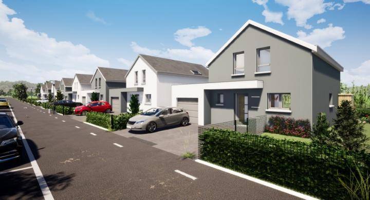 Programme terrain + maison à Ittenheim en Bas-Rhin (67) de 300 m² à vendre au prix de 418200€ - 2