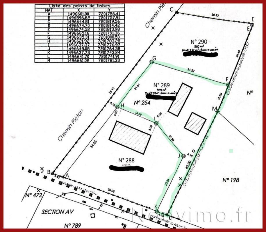 Terrain seul à Changé en Sarthe (72) de 939 m² à vendre au prix de 151800€