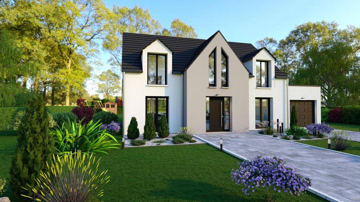 Programme terrain + maison à Pecqueuse en Essonne (91) de 147 m² à vendre au prix de 398637€ - 2