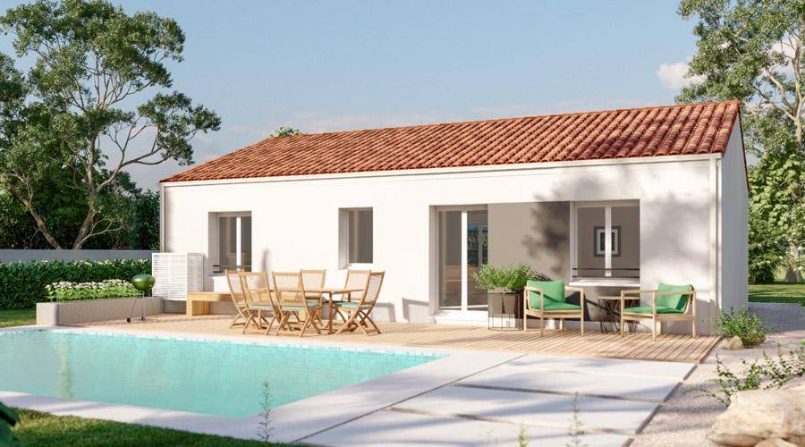 Programme terrain + maison à Sainte-Soulle en Charente-Maritime (17) de 416 m² à vendre au prix de 253900€ - 2