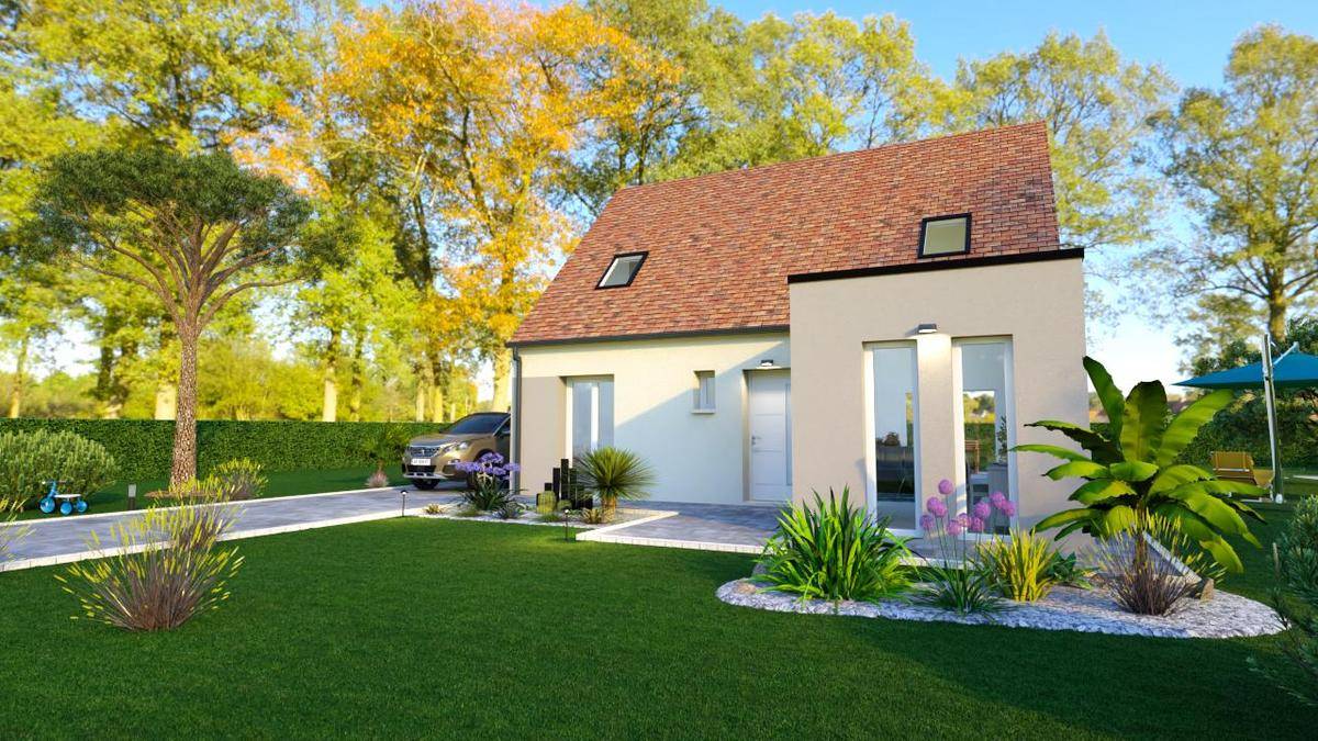 Programme terrain + maison à La Chapelle-Gauthier en Seine-et-Marne (77) de 105 m² à vendre au prix de 322000€ - 3