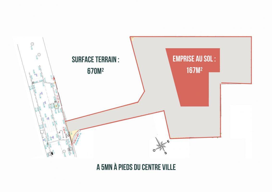 Terrain seul à Garches en Hauts-de-Seine (92) de 670 m² à vendre au prix de 936000€ - 2