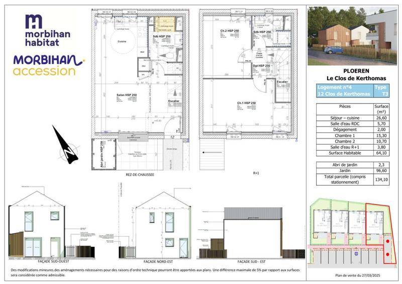 Image de l'annonce MAISONS T3 A VENDRE