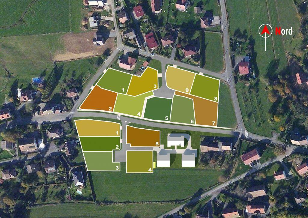 Terrain seul à Évette-Salbert en Territoire de Belfort (90) de 1045 m² à vendre au prix de 83600€ - 3