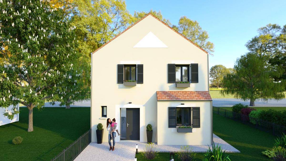 Programme terrain + maison à Aubergenville en Yvelines (78) de 240 m² à vendre au prix de 403604€ - 1