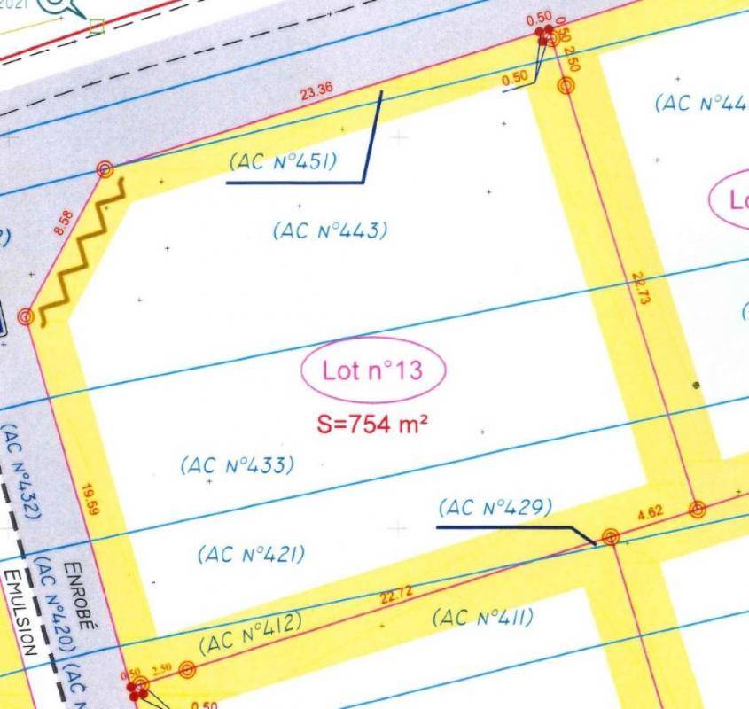 Terrain seul à Nommay en Doubs (25) de 754 m² à vendre au prix de 72500€ - 2