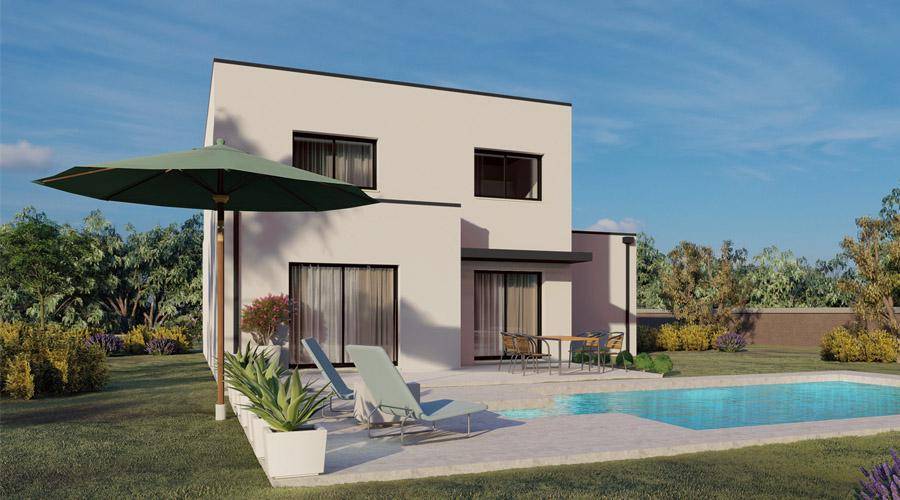 Programme terrain + maison à Écoyeux en Charente-Maritime (17) de 1100 m² à vendre au prix de 290200€ - 2