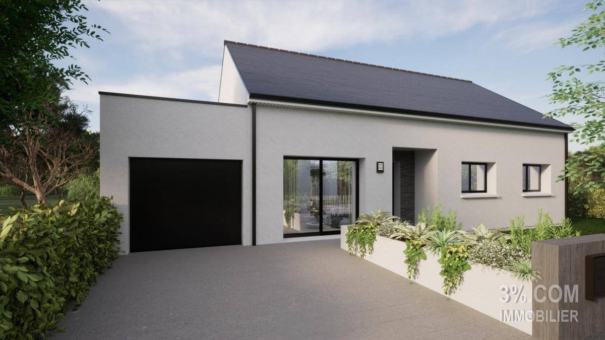 Programme terrain + maison à Saint-Léger-de-Linières en Maine-et-Loire (49) de 110 m² à vendre au prix de 325000€ - 1