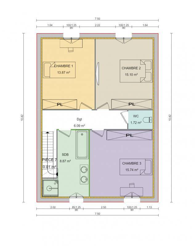 Programme terrain + maison à Aubergenville en Yvelines (78) de 240 m² à vendre au prix de 492809€ - 4