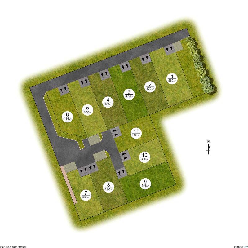 Terrain seul à Agon-Coutainville en Manche (50) de 390 m² à vendre au prix de 139000€ - 2