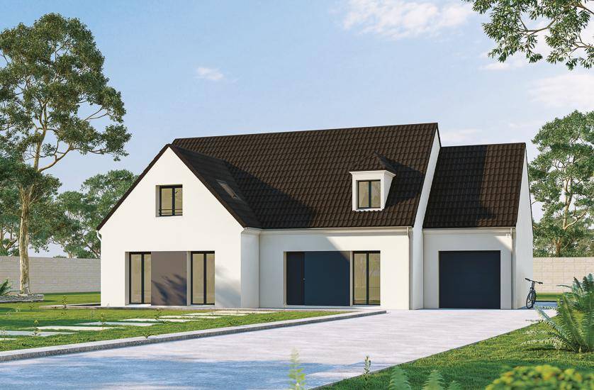 Programme terrain + maison à Saint-Aubin-des-Bois en Eure-et-Loir (28) de 620 m² à vendre au prix de 349000€ - 1
