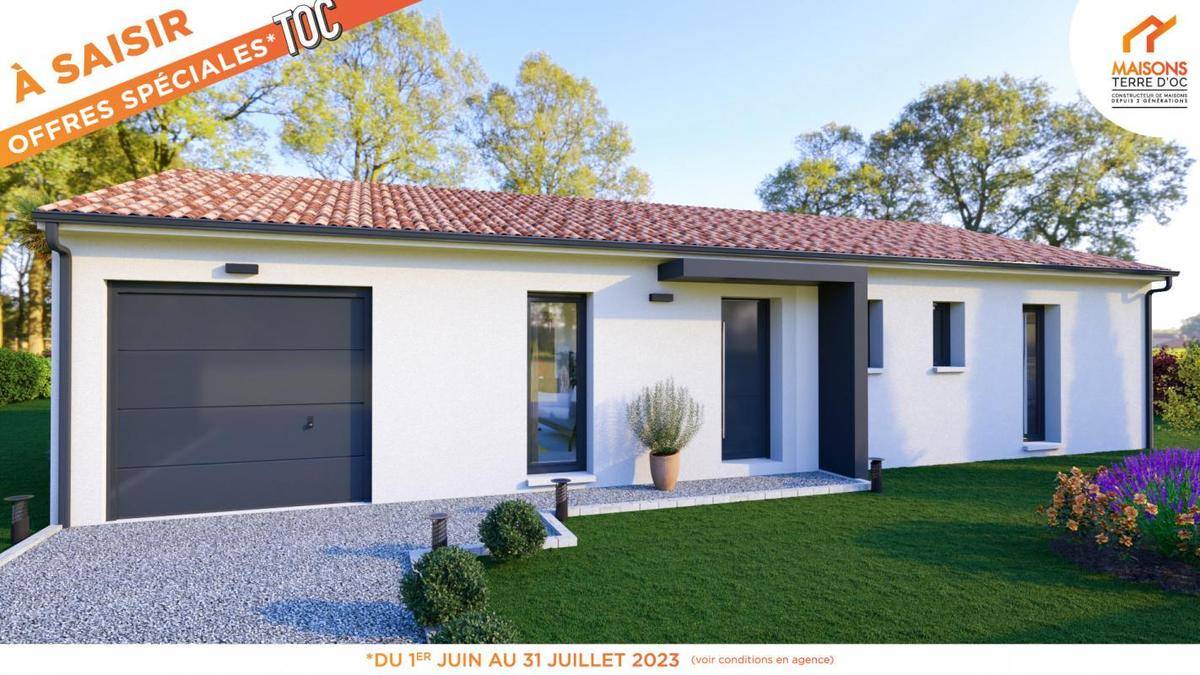 Programme terrain + maison à Viviers-lès-Montagnes en Tarn (81) de 507 m² à vendre au prix de 187000€ - 1