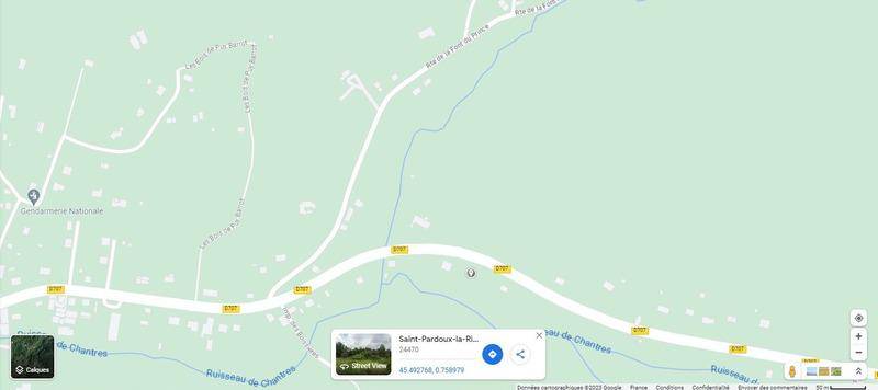 Terrain seul à Saint-Pardoux-la-Rivière en Dordogne (24) de 5046 m² à vendre au prix de 36900€ - 3