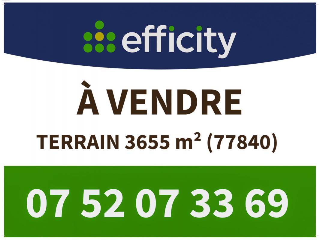 Terrain seul à Coulombs-en-Valois en Seine-et-Marne (77) de 3655 m² à vendre au prix de 50000€ - 1