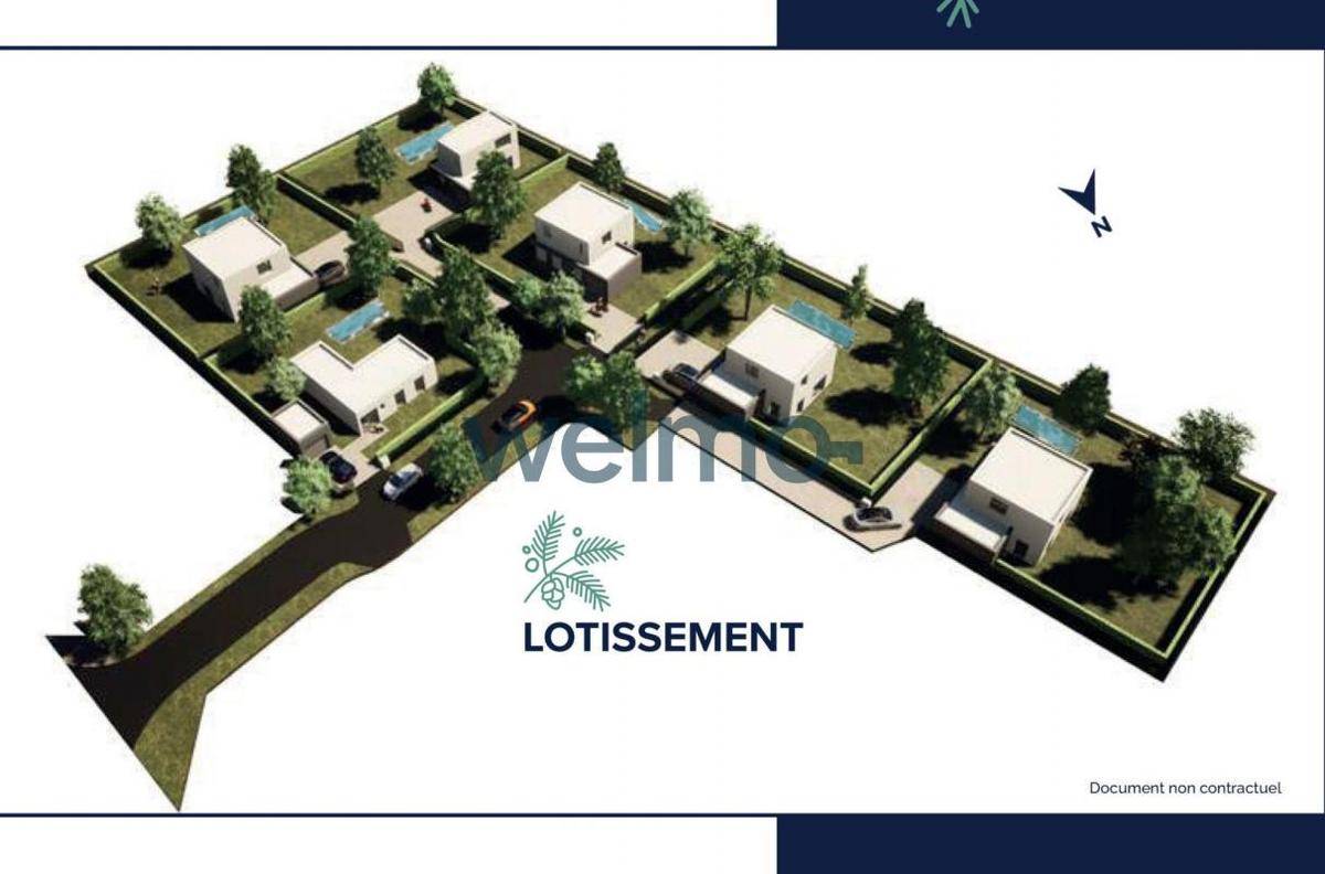 Terrain seul à Le Taillan-Médoc en Gironde (33) de 571 m² à vendre au prix de 239000€ - 1
