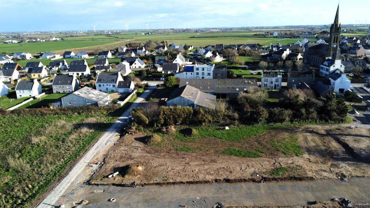 Terrain seul à Plourin en Finistère (29) de 505 m² à vendre au prix de 56500€ - 2