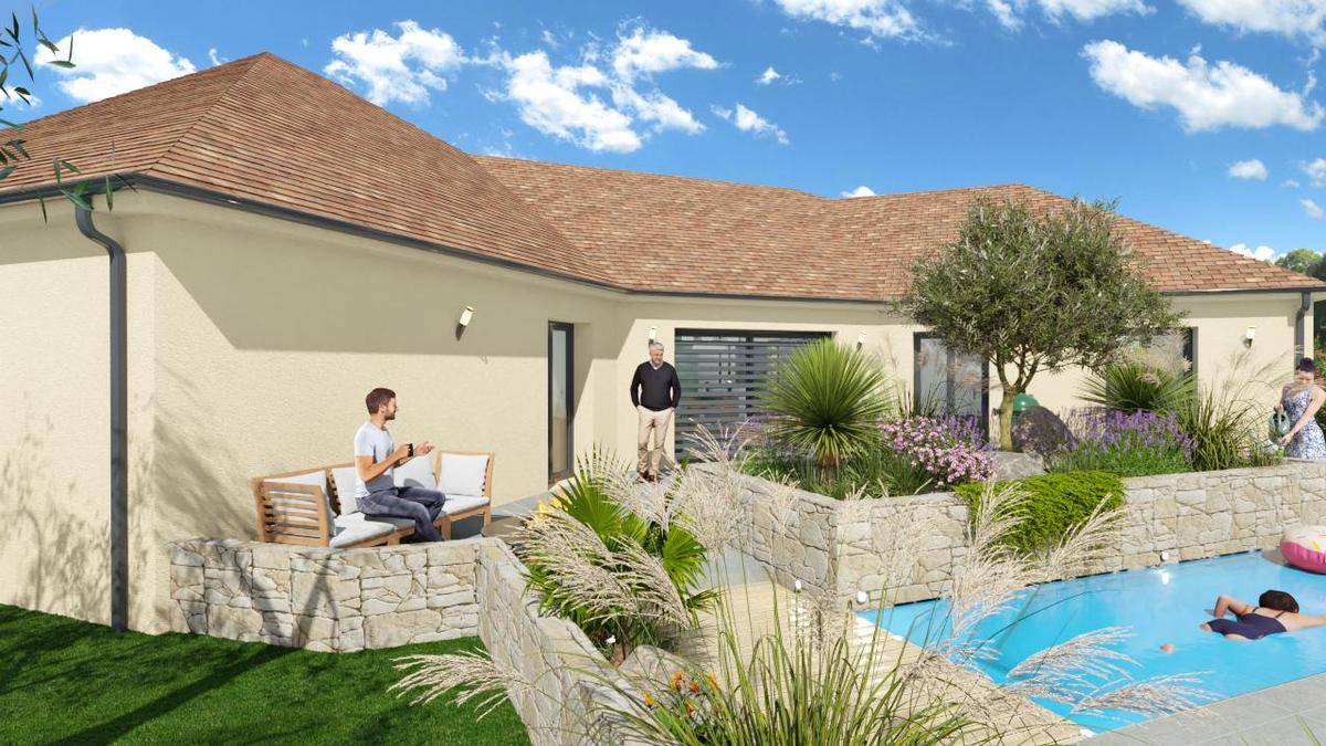 Programme terrain + maison à Bagneux-la-Fosse en Aube (10) de 4300 m² à vendre au prix de 380200€ - 1