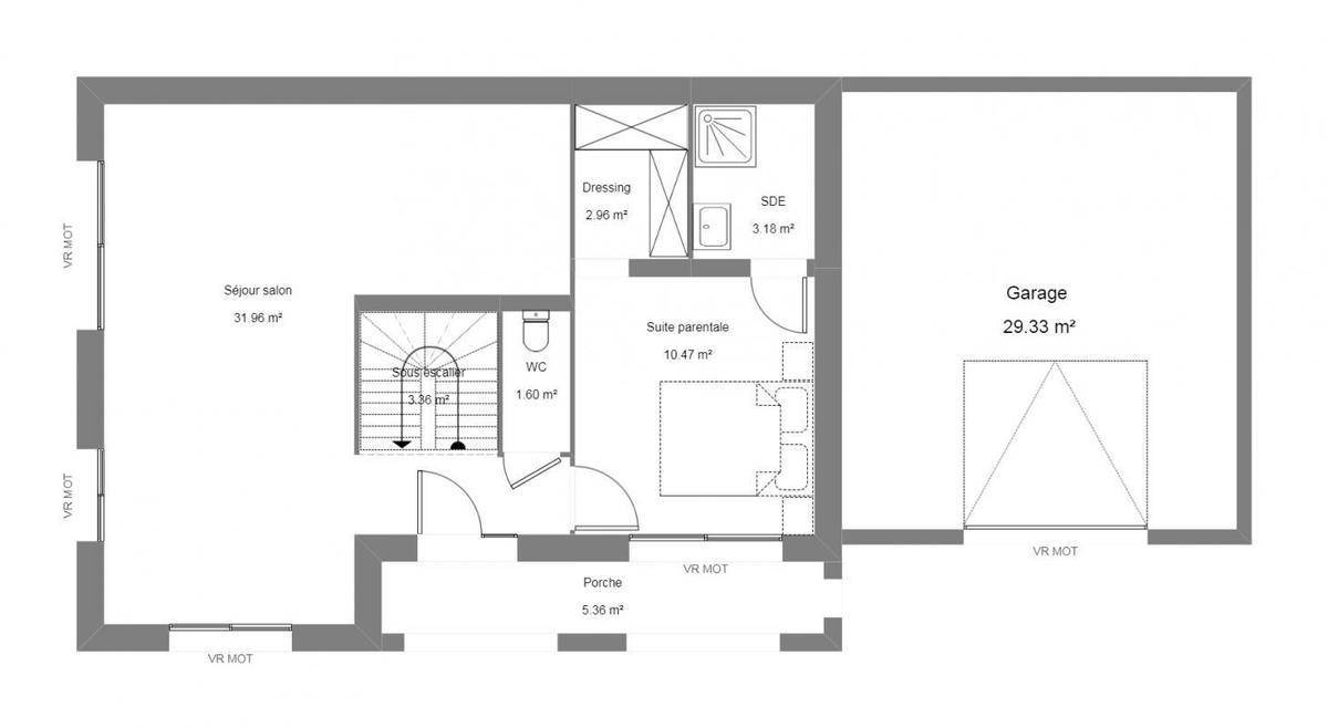 Programme terrain + maison à Montfermeil en Seine-Saint-Denis (93) de 509 m² à vendre au prix de 374600€ - 3