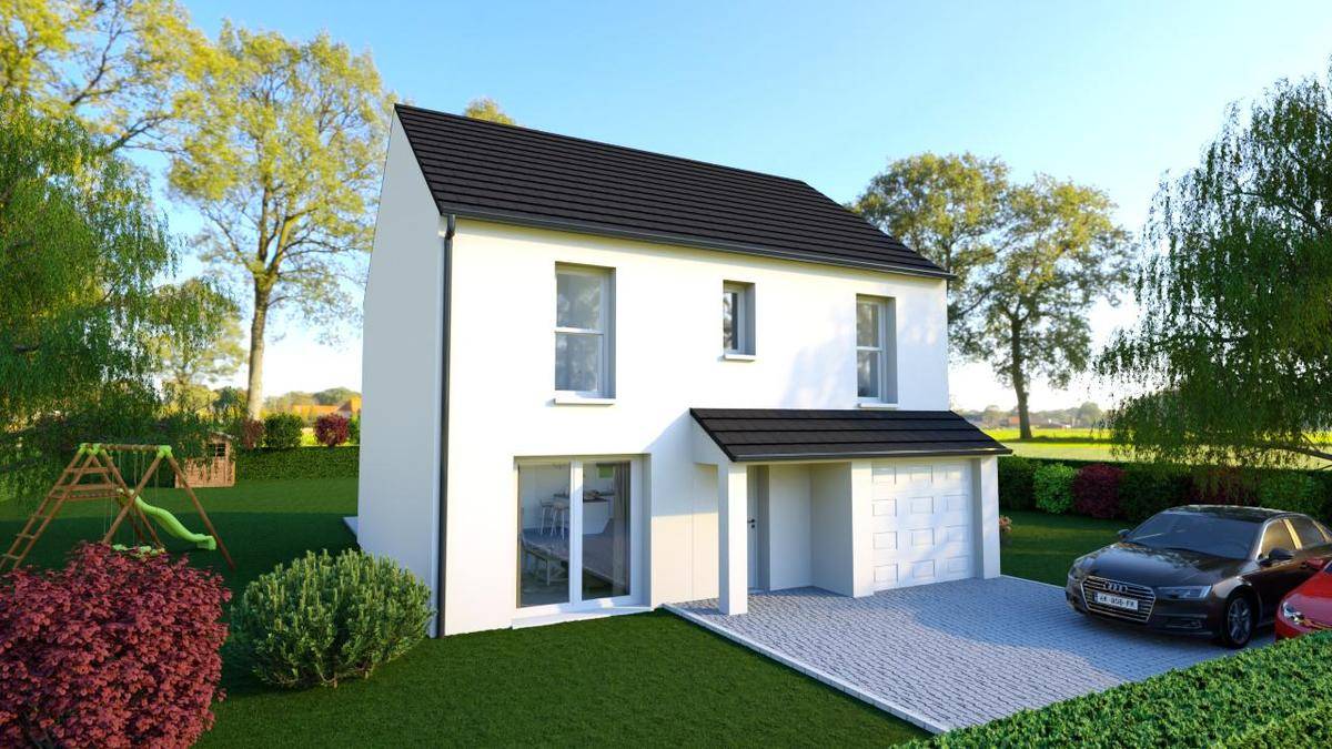 Programme terrain + maison à Vaugrigneuse en Essonne (91) de 107 m² à vendre au prix de 352802€ - 1