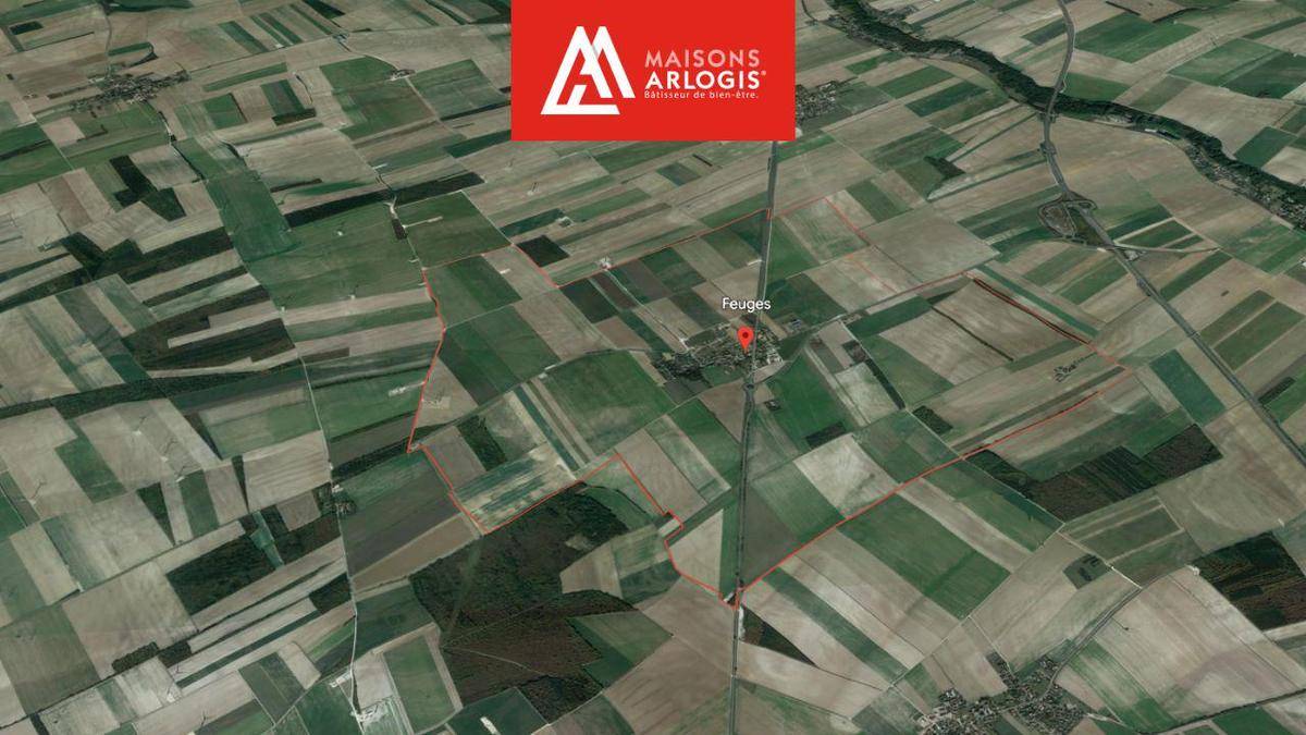 Terrain seul à Feuges en Aube (10) de 787 m² à vendre au prix de 51155€ - 2