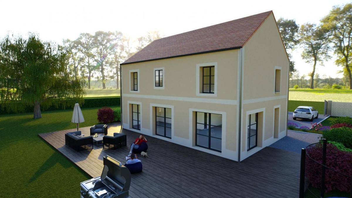 Programme terrain + maison à Seraincourt en Val-d'Oise (95) de 450 m² à vendre au prix de 394000€ - 2
