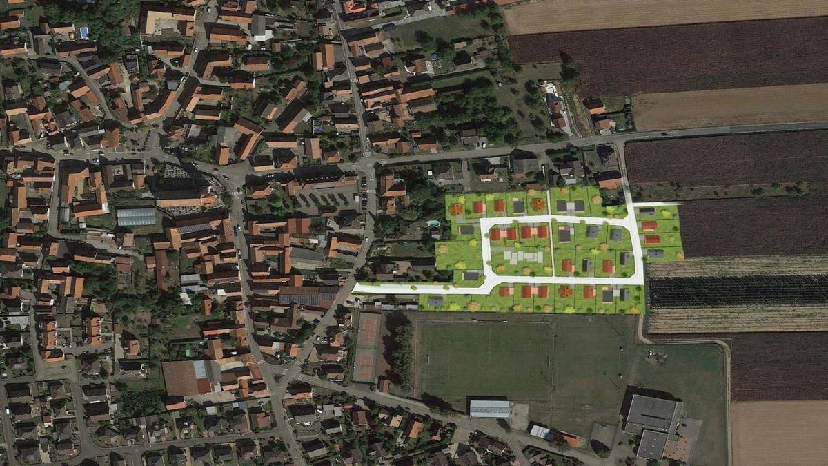 Terrain seul à Niederschaeffolsheim en Bas-Rhin (67) de 489 m² à vendre au prix de 126250€ - 1