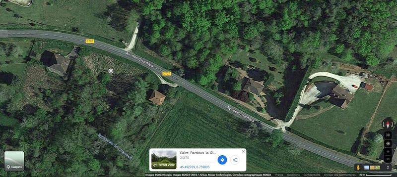 Terrain seul à Saint-Pardoux-la-Rivière en Dordogne (24) de 5046 m² à vendre au prix de 36900€ - 2