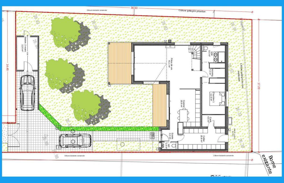 Programme terrain + maison à La Baule-Escoublac en Loire-Atlantique (44) de 164 m² à vendre au prix de 1133000€ - 1