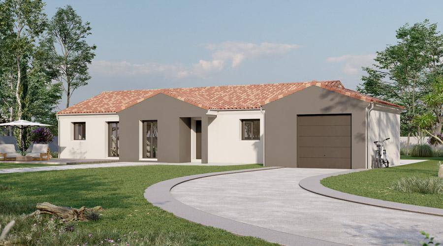 Programme terrain + maison à Puilboreau en Charente-Maritime (17) de 283 m² à vendre au prix de 386700€ - 1