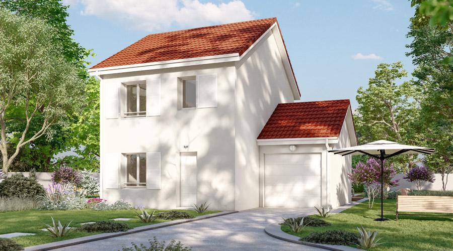 Programme terrain + maison à Saint-Porchaire en Charente-Maritime (17) de 821 m² à vendre au prix de 214400€ - 1