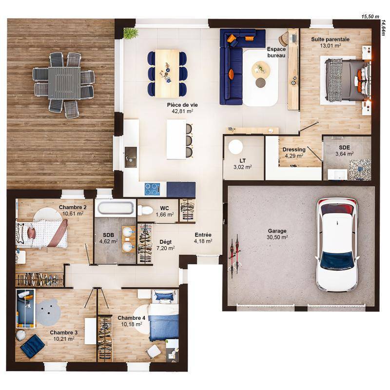 Image de l'annonce Maison 6 pièces 115 m2