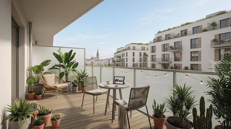 Image de l'annonce - T4 avec BALCON orienté SUD-OUEST, CAVE…
