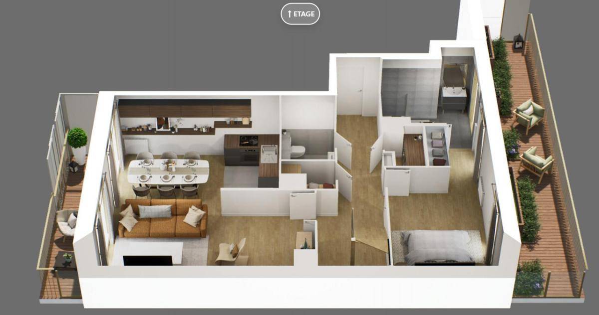 Image de l'annonce Paris 15ème - Convention/Boucicaut-5 pièces duplex (119…