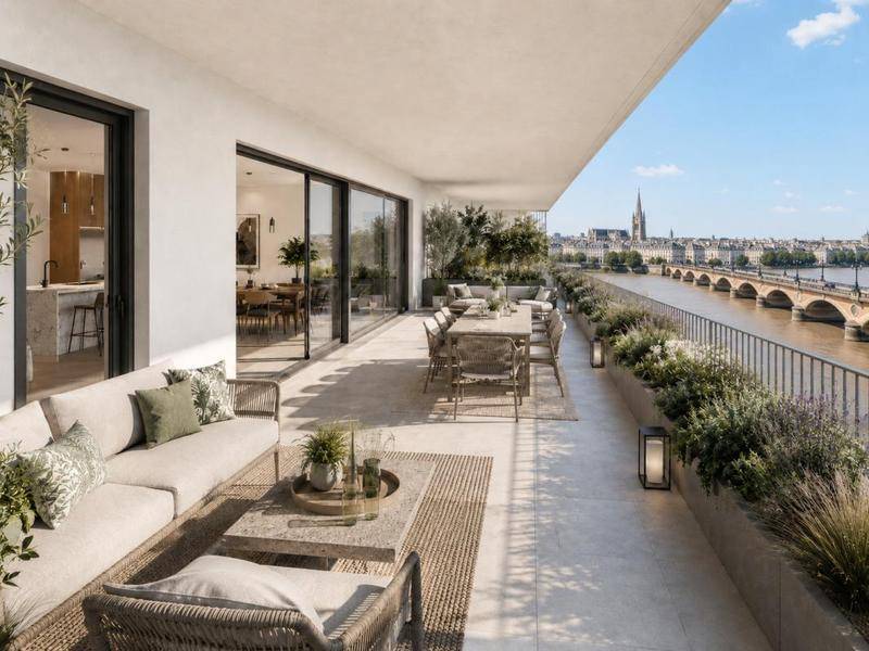 Image de l'annonce MAGNIFIQUE APPARTEMENT AVEC VUE SUR LA GARONNE