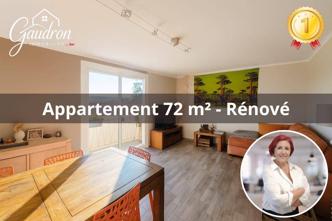 Image de l'annonce Appartement F3 - Rénové au Dernier Étage…