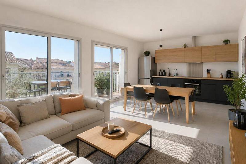 Image de l'annonce T3 avec Parking et Balcon à TOULENNE…