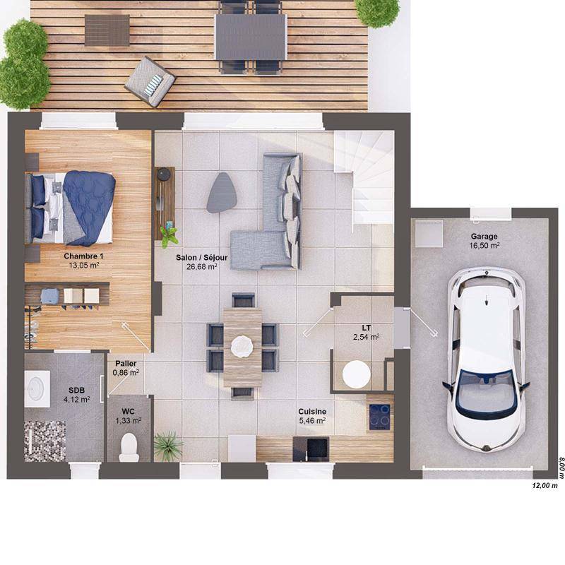 Image de l'annonce Maison 5 pièces 85 m2