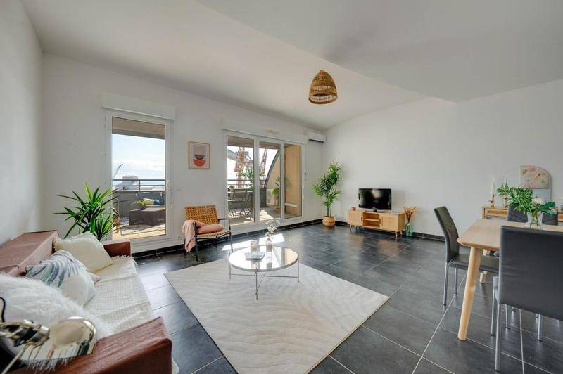 Image de l'annonce Appartement T3 avec terrasse & garage -…