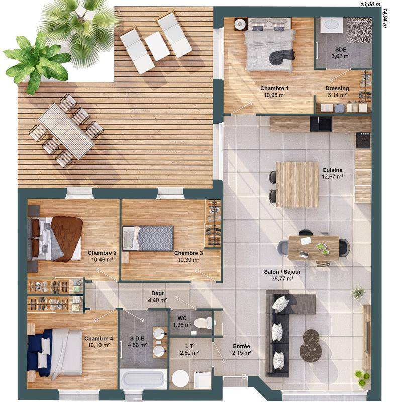 Image de l'annonce Maison 6 pièces 114 m2