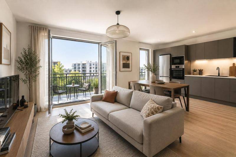 Image de l'annonce 3 PIÈCES avec BALCON de 10,29 m²…